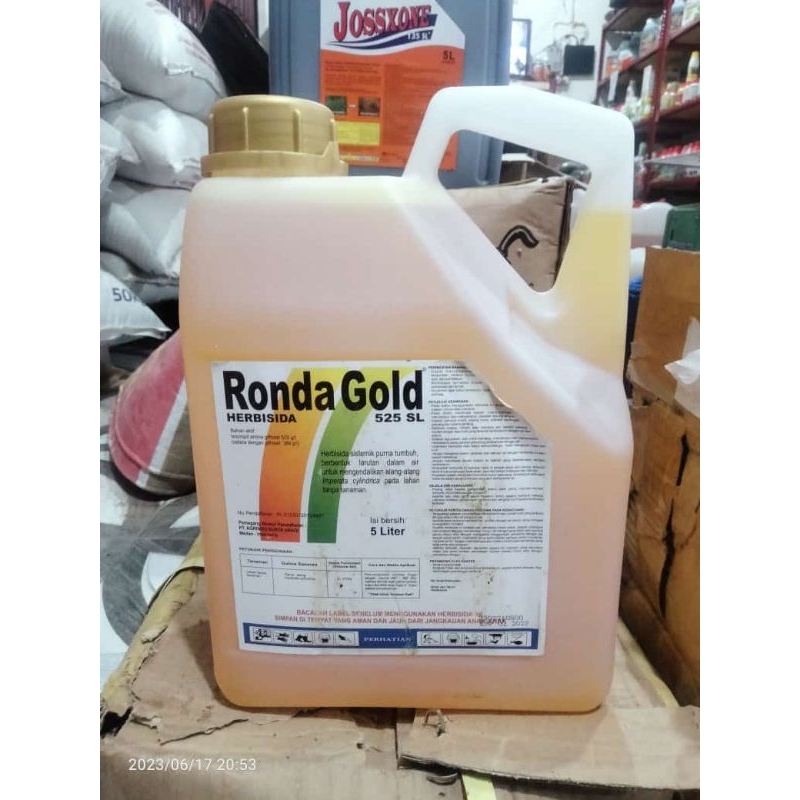 Herbisida Sistemik RONDA GOLD 525 SL//5Liter//Mati sampai akar