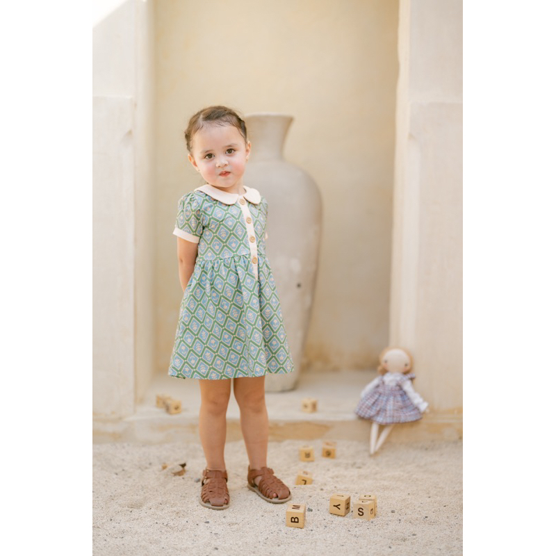 Bohopanna Shizuka Dress - With Bloomer (0-3Y) Without Bloomer (4-6Y)