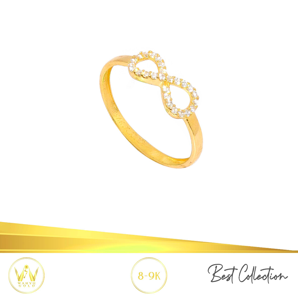 CINCIN EMAS MAS 8K PERHIASAN AKSESORIS WANITA EMAS WAHYU REDJO CC26JN23 31NPMP