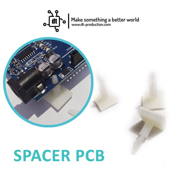 Spacer Dudukan PCB Bahan Plastik Dengan Lem