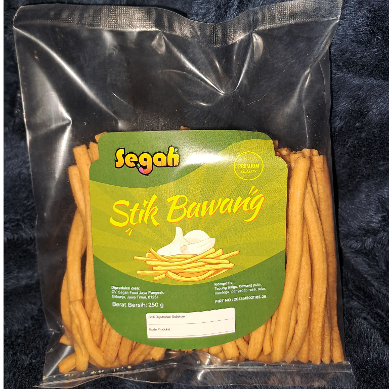 

Segah Stik Bawang dan Keju / Segah Garlic Stick and Cheese Stick - Bawang / Garlic, 125 Gram / 250 Gram