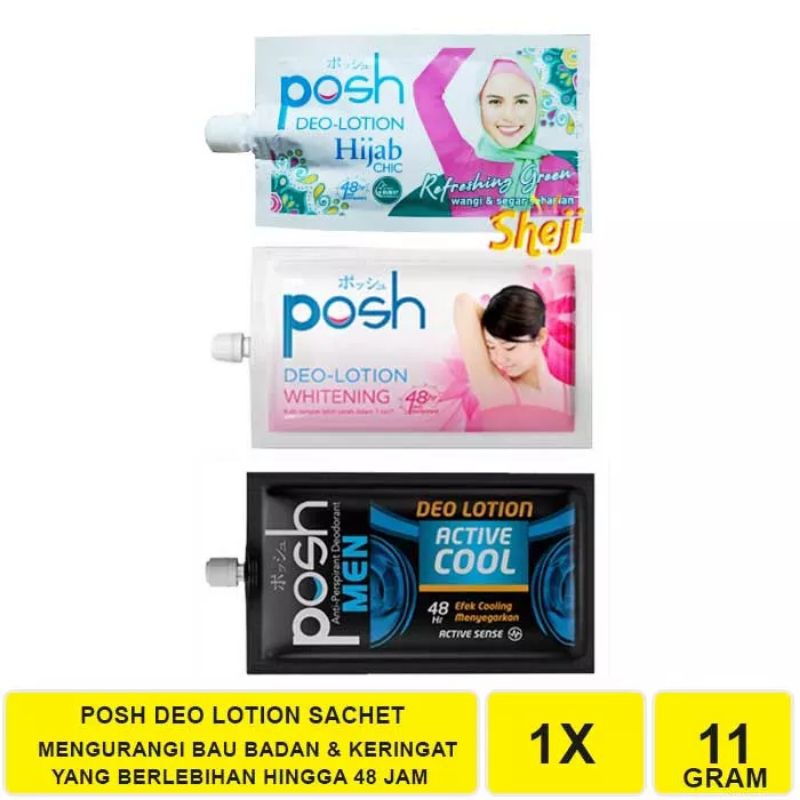 Posh Deo lotion Deodorant saset sacset