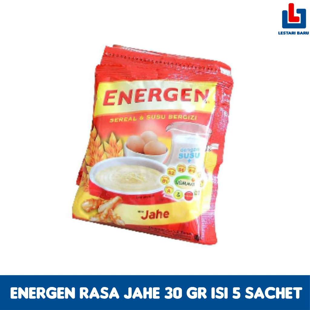 

Energen Rasa Jahe 30 Gr Isi 5 Sachet