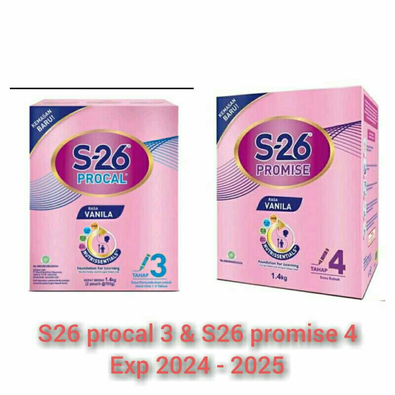 S26 procal 3 dan promise 4 vanila 700gr