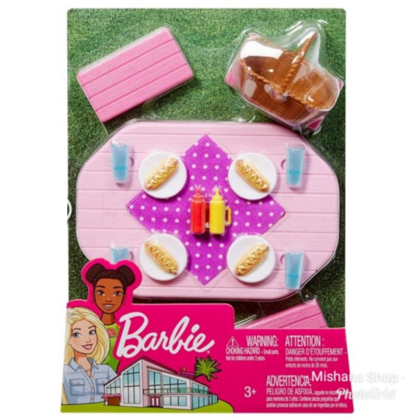 

Unik Furniture Boneka Barbie Mattel Picnic Table Outdoor - Meja Piknik Berkualitas