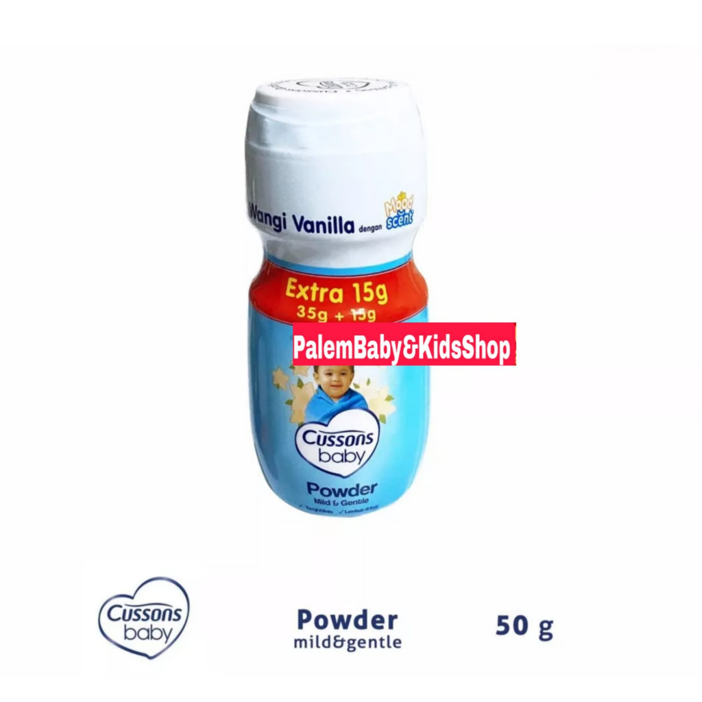 Cussons Baby Powder 35Gr+15Gr bedak bayi newborn