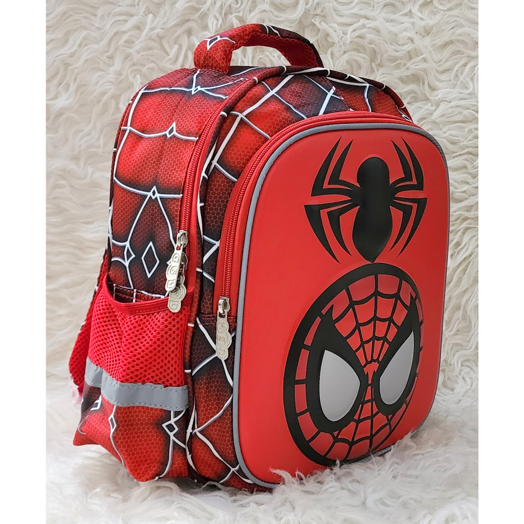 Tas Ransel Sekolah Anak TK Karakter Spiderman Frozen Unicorn HSD7013 toko-asemka