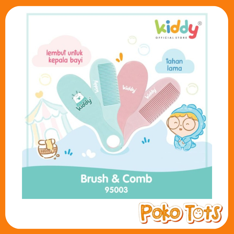 Kiddy Brush &amp; Comb Sisir Rambut Bayi