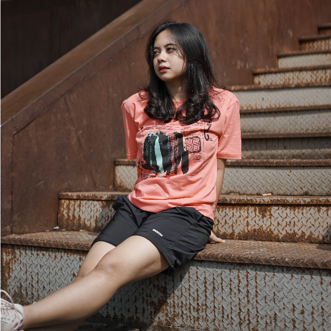 WADEZIG TSHIRT - LABSCHOOL PEACH
