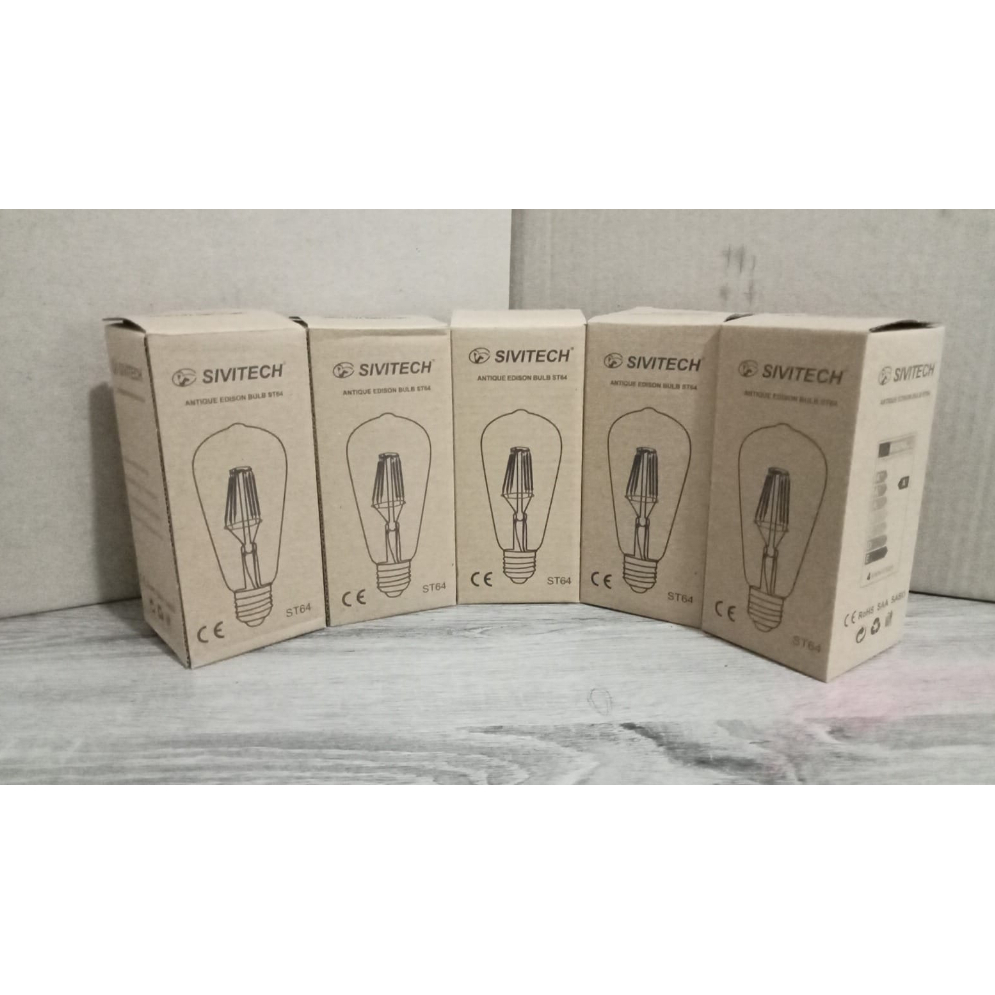 LAMPU FILAMEN WARNA SIVITECH - ST64