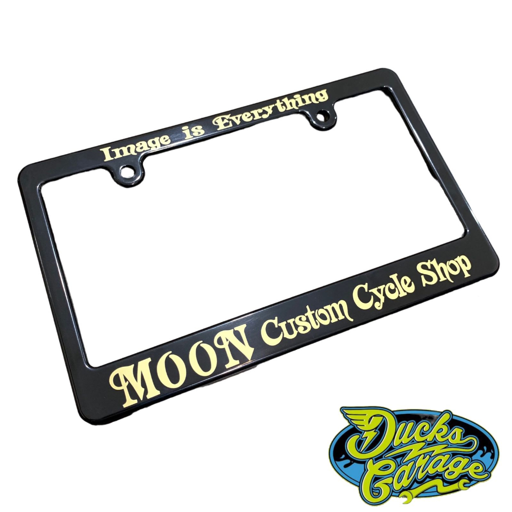 Cover Frame Plat Nomor Motor MOONEYES Medium Original