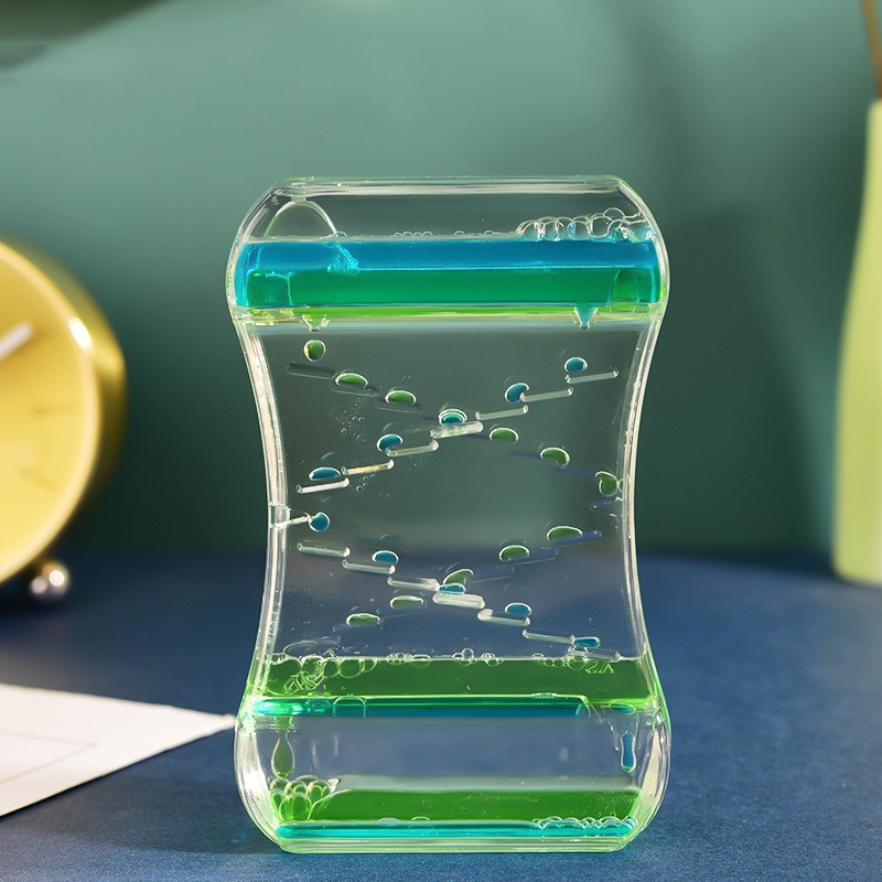 Hourglass Motion Bubble Jam Pasir Tetesan Minyak Hiasan Rumah