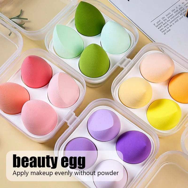 (CLASHOP)MAKE UP SPONGE BEAUTY BLENDER BOX ISI 4 PCS BEST QUALITY