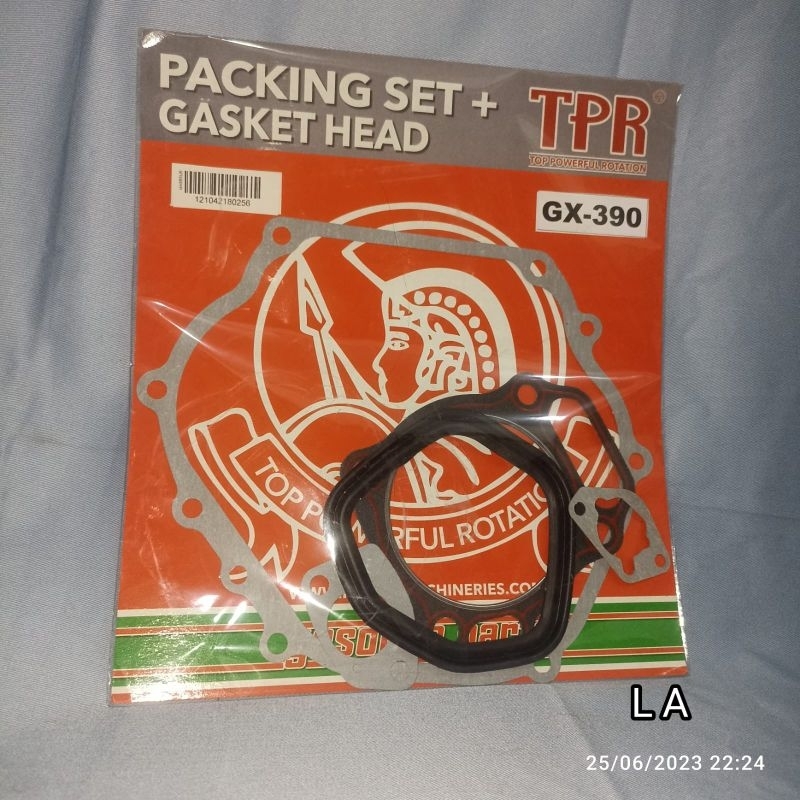 PACKING SET + GASKET HEAD TPR GX-390