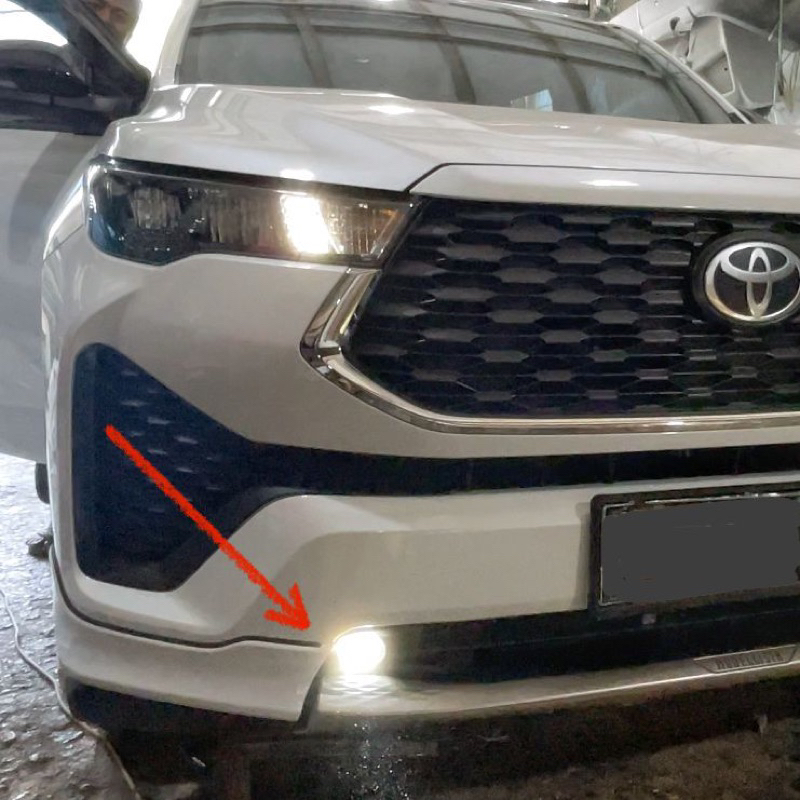 SET COVER & FOGLAMP SUPER BRIGHT LASER INNOVA ZENIX PROJECTOR DIM import
