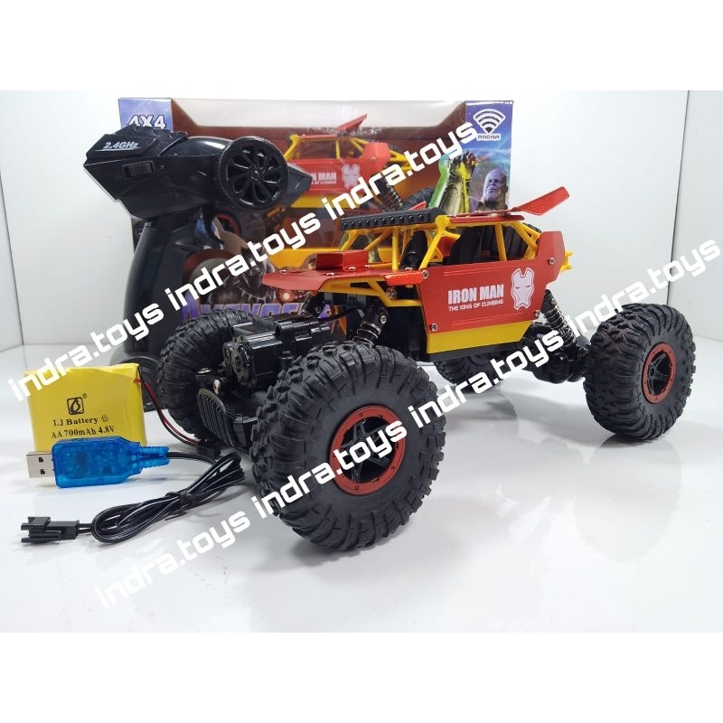 RC 1:16 2.4Ghz Mobil Remote Control Offroad 4x4 Rock Crawler Besar RDR 1058