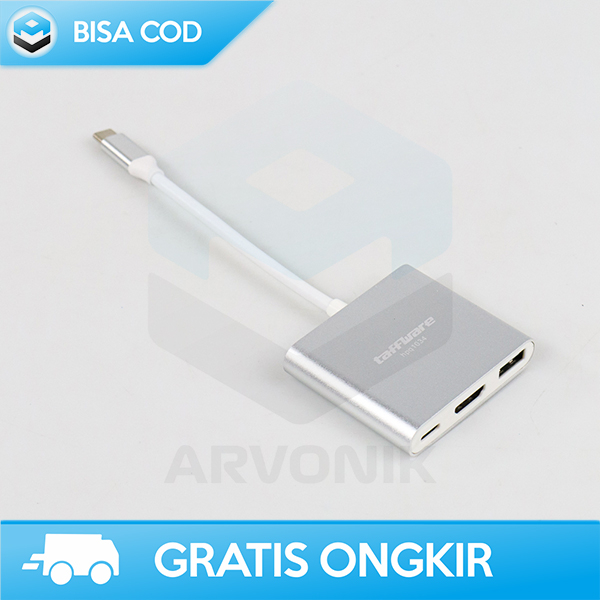 CONVERTER ADAPTER 3 IN 1 USB TYPE C TO HDMI BESIUNI 3 PORT SUPPORT 4K