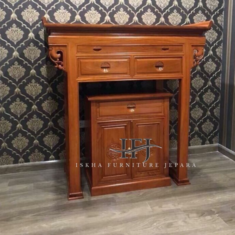 MEJA ALTAR KAYU JATI_MEJA SEMBAYANG CINA