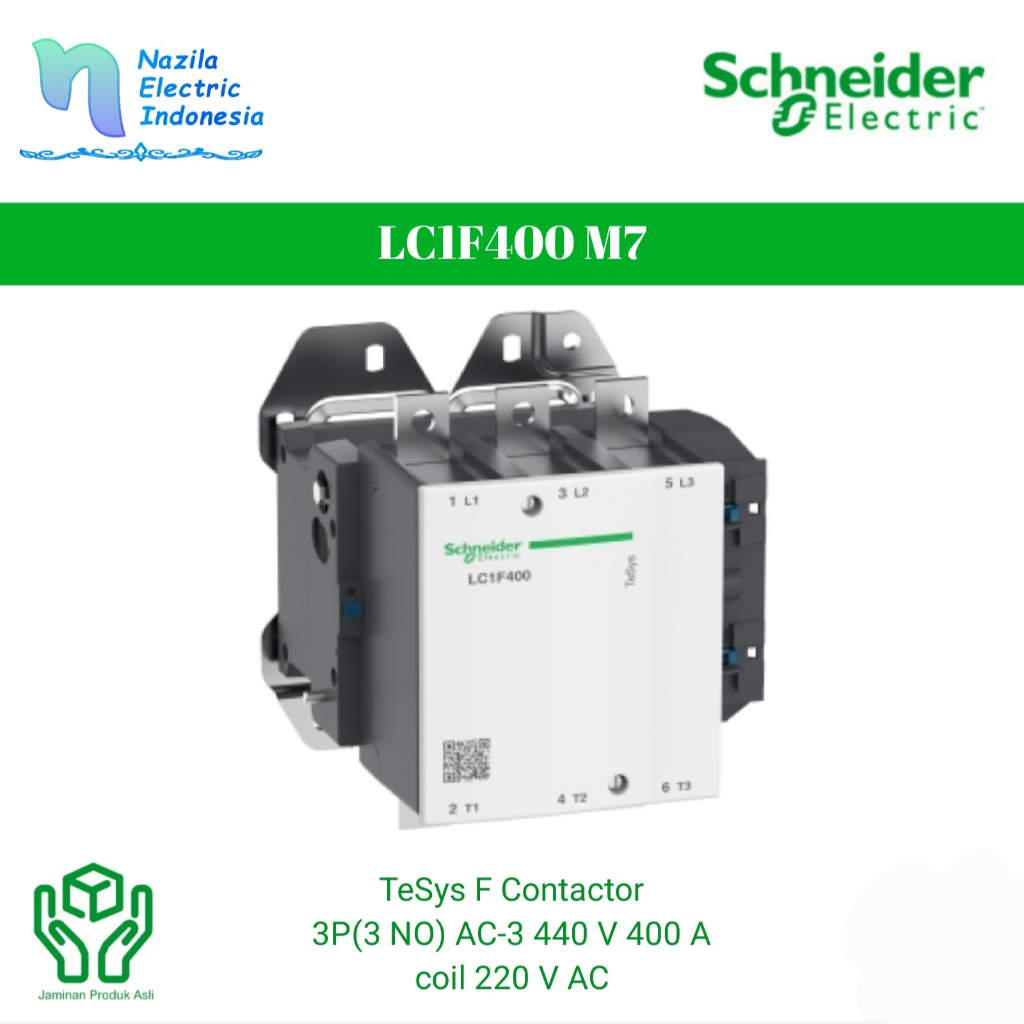 Schneider LC1F 400 / LC1F400 M7 / LC1F400M7 220V 200kW 400A Original