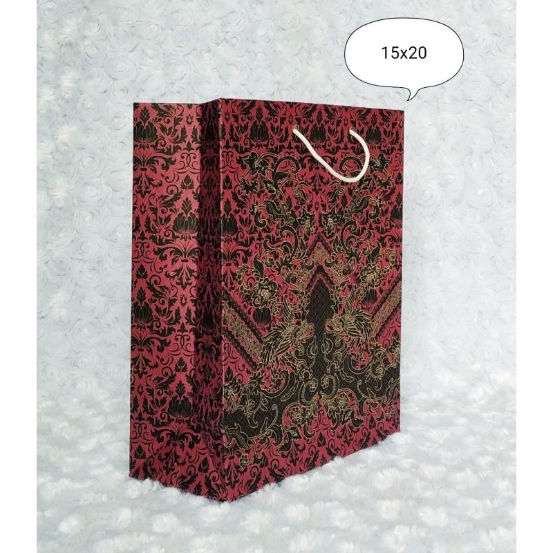 

paperbag batik merah sz 25x35