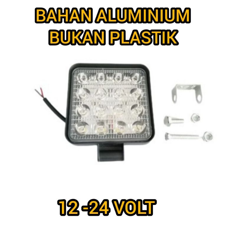 Lampu Tembak/Sorot 16 Mata 12-24 Volt DC 48 Watt