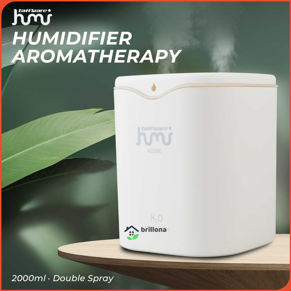 Taffware HUMI Humidifier Aromatherapy Oil Diffuser Double Spray 2000ml - H2000