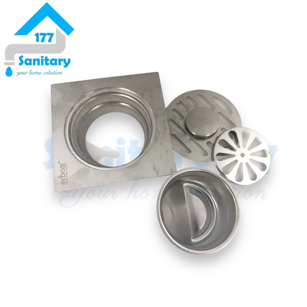 Saringan Got mesin cuci -Floor drain Stainless tebal pembuangan air kamar mandi  tebal strainer air bathroom selang sambungan mesin cuci /G79E