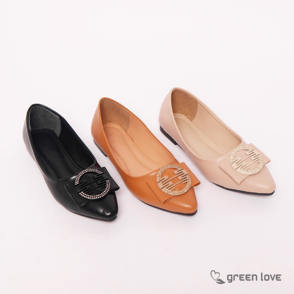 Green Love Sepatu Flatshoes Wanita CHERYL