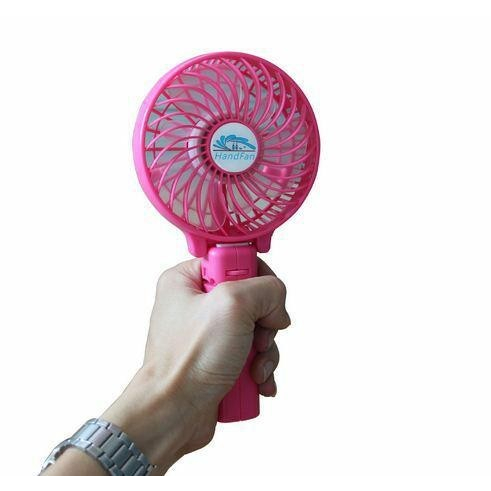 Kipas Angin Tangan Portable Handy Mini Usb Fan Warna POLOS