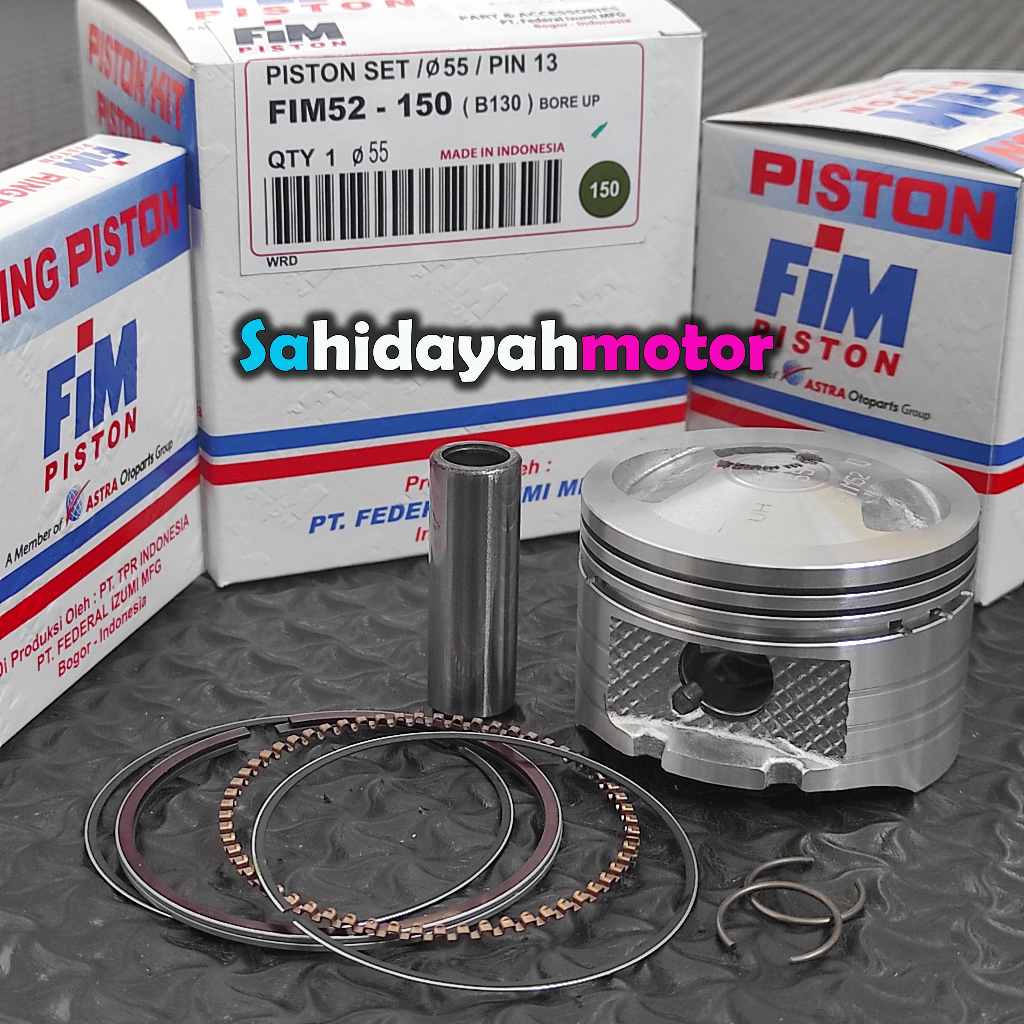 SEHER PISTON SET FIM 53.5 54 54.5 55 55.25 55.5 56 Pen 13 FIM52 VARIO BEAT KARBU BLADE REVO ABS