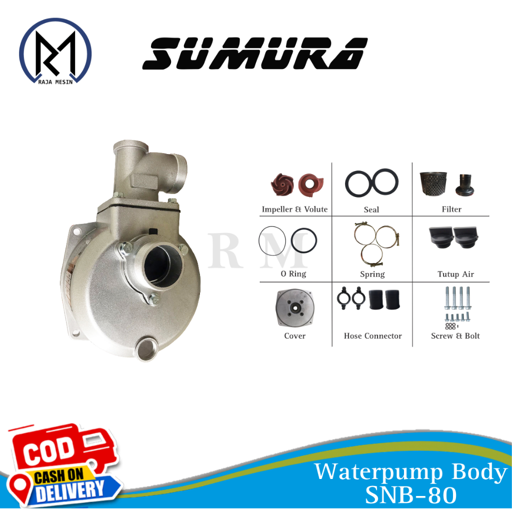 Tumblergrafik Pompa Air / Water Pump Body Sumura Snb-50 2"/ Water Pump Body Sumura Snb-80 3"
