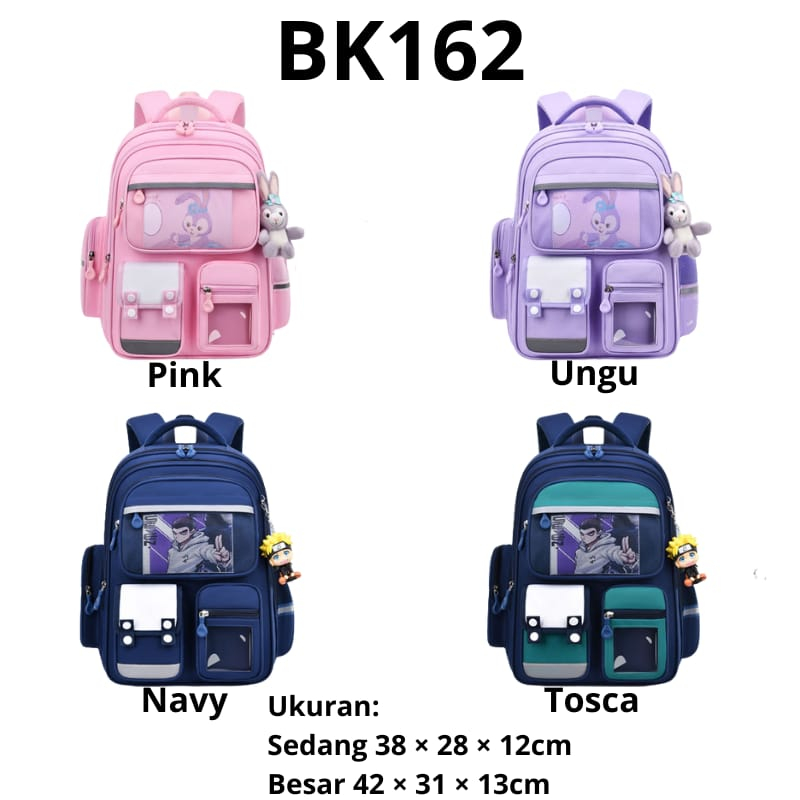 GOKIDO - BK162 TAS SEKOLAH TAS RANSEL ANAK TAS ANAK TAS SEKOLAH ANAK TAS RANSEL SEKOLAH