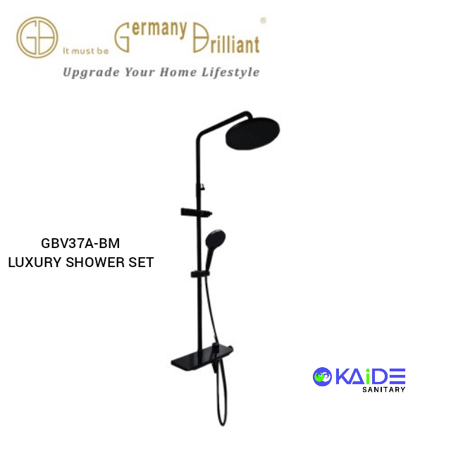 Shower Modern Luxury Mixer Shower Set Germany Brilliant GBV37A-BM