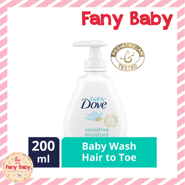 DOVE BABY HAIR TO TOE BABY WASH 200ML