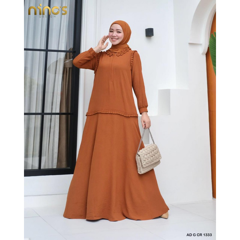 gamis ninos design terbaru 1333 original ninos