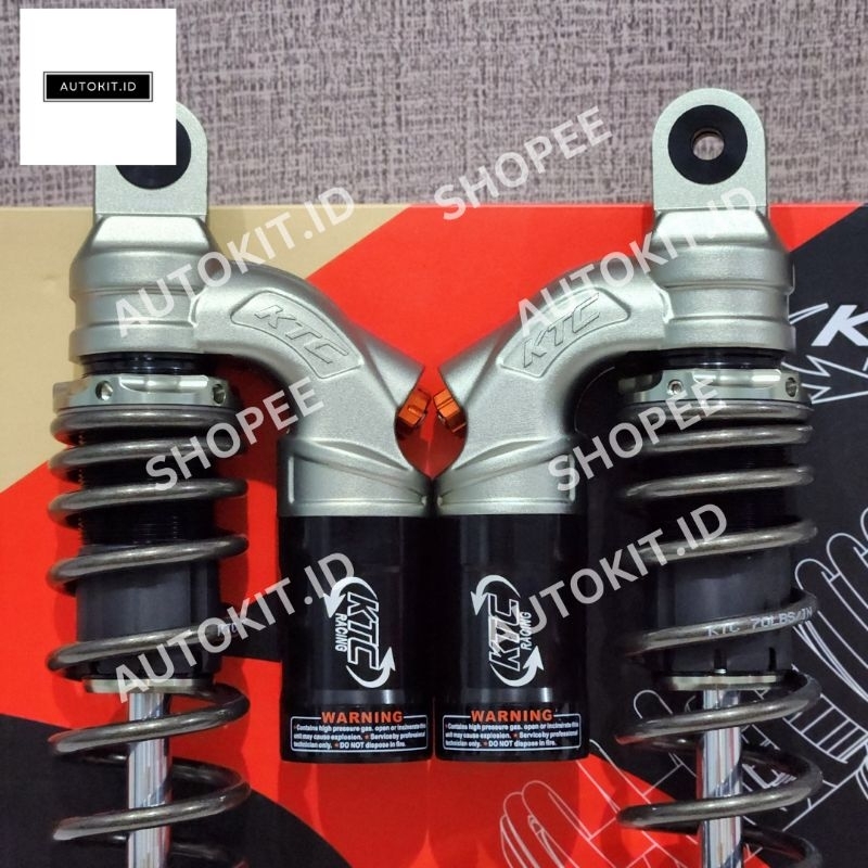 SHOCKBREAKER KTC EVO UNTUK NMAX, AEROX, PCX 150 160, BEBEK UKURAN 280, 320, 340 MM / SHOCK KTC EVO DOUBLESHOCK