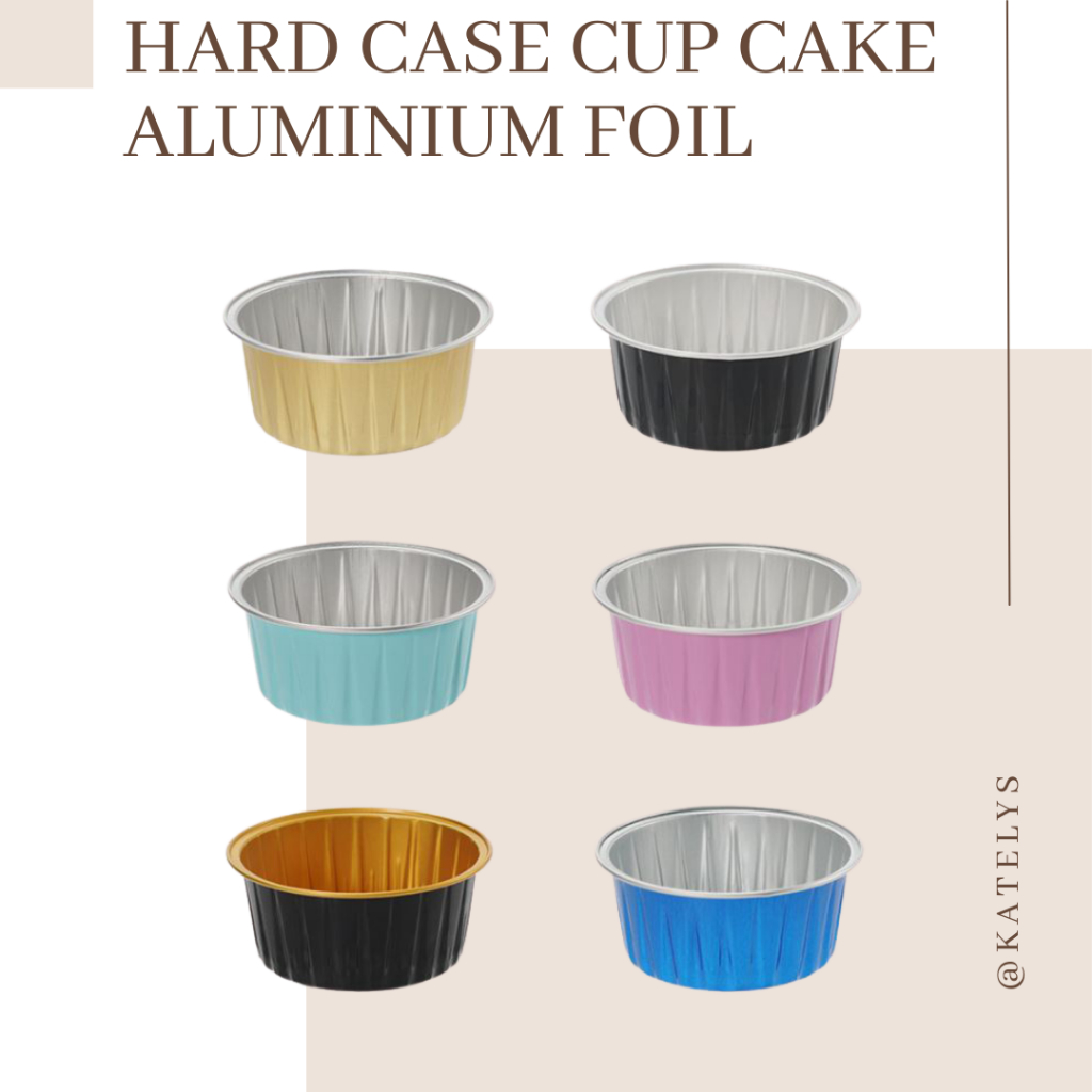 HARD CASE CUP CAKE ALUMINIUM FOIL TEMPAT PANGGANG KUE CUP CASE CAKE