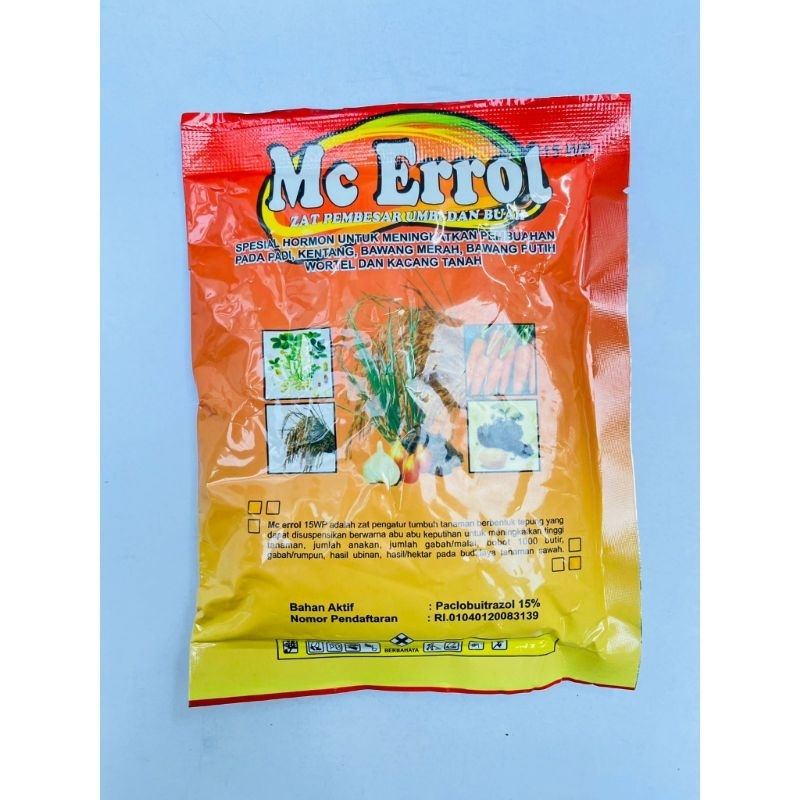 Zat Pembesar Umbi Dan Buah Mc Errol 15WP ISI 10GRAM Dari Arena Hormon Indonesi