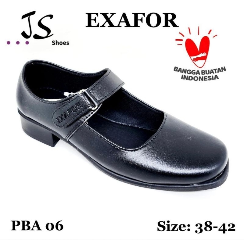 EXAFOR PBA 06 - SEPATU SEKOLAH FANTOFEL WANITA DEWASA MERK EXAFOR ORIGINAL