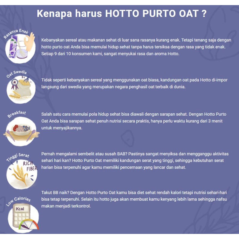 Murah Lebay !!! Free Ongkir Hotto Purto (9 Sachet) || Aman untuk Kolestrol, Diabetes, Maag