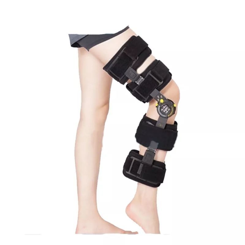 Aurabaik Terapi Lutut Knee Brace Acl, Pcl, Lcl, Mcl, Osteoarthritis Knee Brace With Rom Joint /