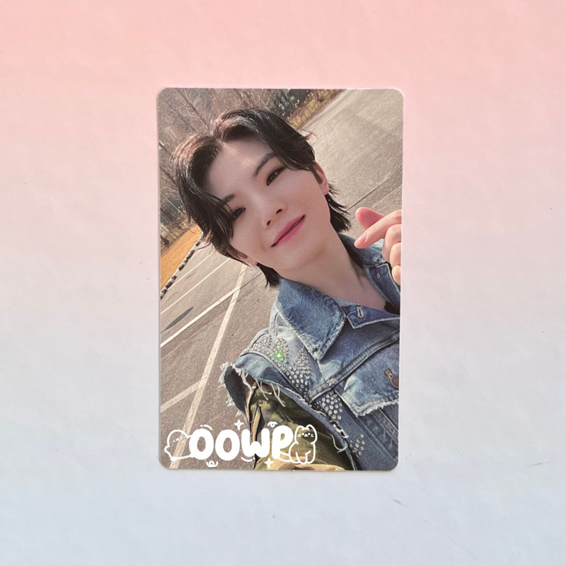 seventeen woozi fml m2u lucky draw photocard