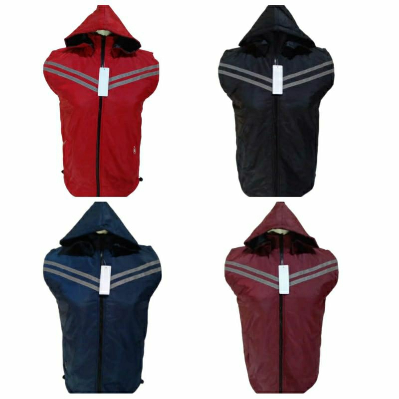 Jaket Rompi Parasut Hoodie Pria Gelembung Tebal Bandung Project.ID