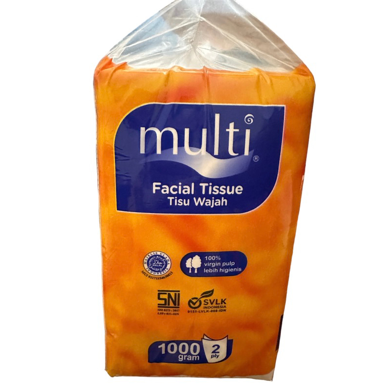 MULTI TISSUE 1000gr 1KG FACIAL TISSUE WAJAH 1000gram MULTI Jumbo Size