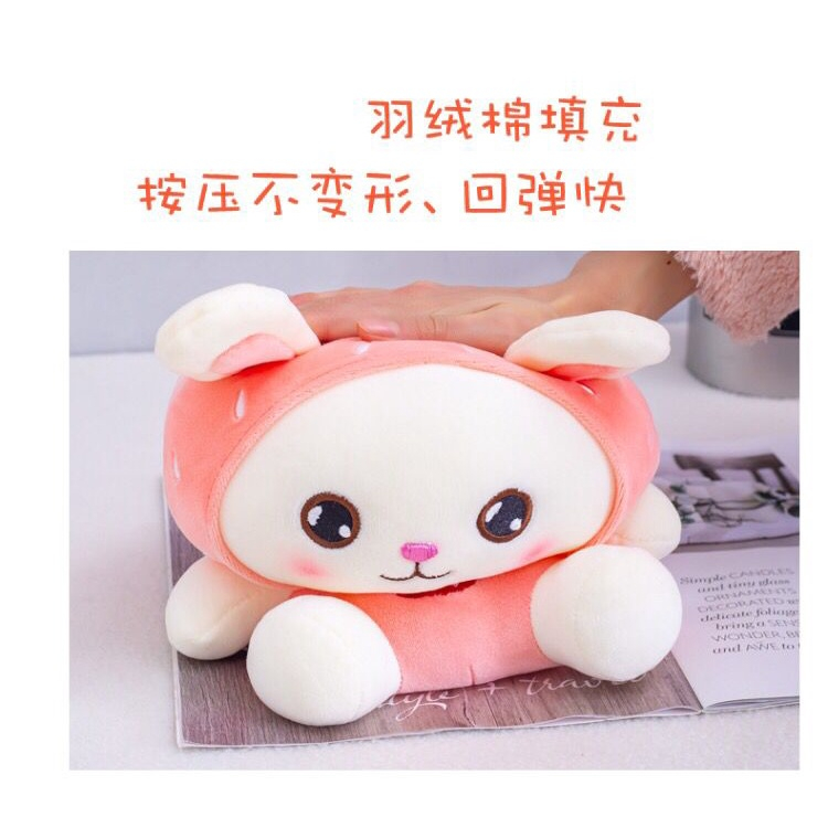 Boneka kelinci motif buah  Mainan anak boneka rabbit fruit cute Bahan halus dan lembut harga terjangkau