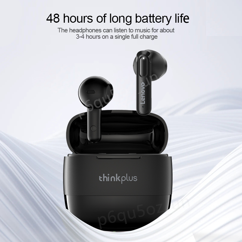 Lenovo XT98 TWS Earphone Bluetooth 5.3 In-Ear HiFi Stereo Nirkabel Tahan Air Olahraga Mini Headset untuk Android/iOS