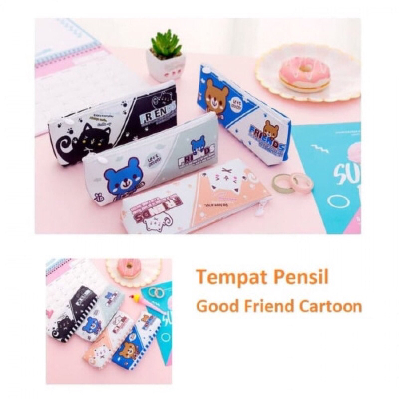 

TP0053 Tempat Pensil Good Friend Pencil Case | Tempat Kosmetik