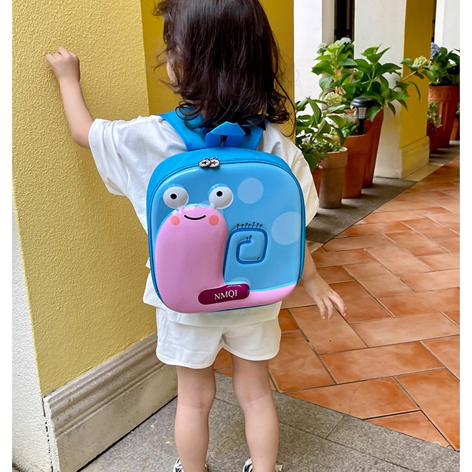 NEW Tas sekolah ransel anak segiempat motif animal NMQI