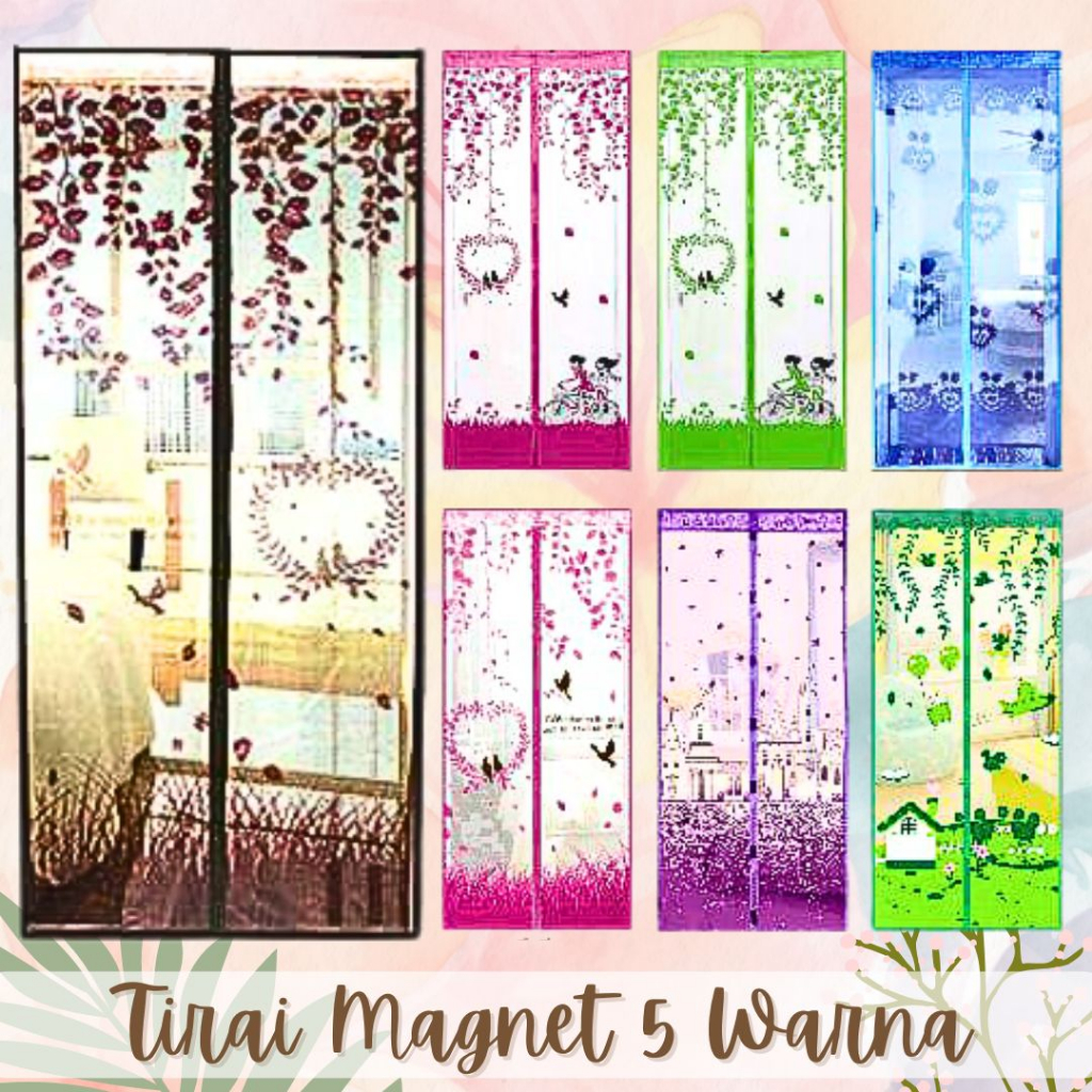 TIRAI MAGNET Gorden Anti Nyamuk  Motif Karakter