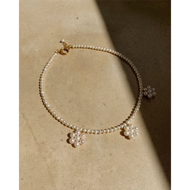 FANMY | alaska pearl  | pearl necklace style | kalung mutiara unisex | kalung mutiara polos | kalung